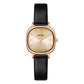 Women Oval Dial Quartz Watch With Simple Bar Scale