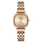 Women Oval Dial Quartz Watch With Simple Bar Scale