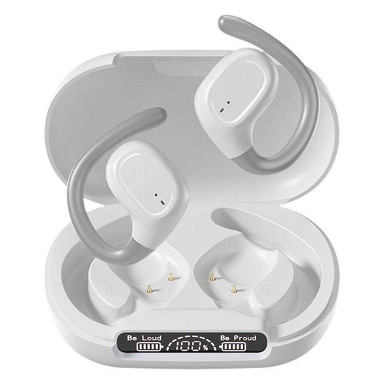 Waterproof Wireless Sports Bluetooth Earphones With Led Display