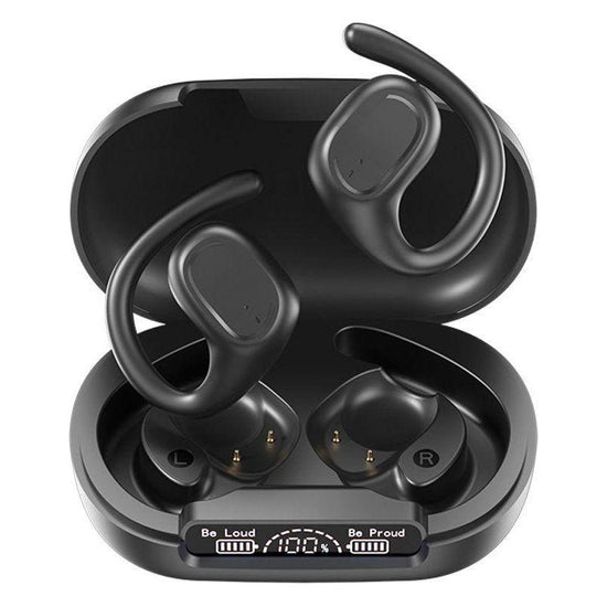 Waterproof Wireless Sports Bluetooth Earphones With Led Display