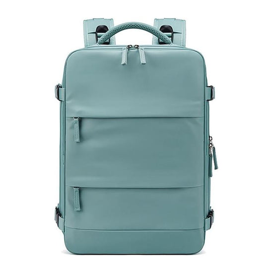 Outdoor Travel Laptop Backpack - Army Green - Green