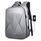 Waterproof Laptop Backpack With Usb Port - Large Capacity - Light Grey