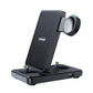 4 In 1 Wireless Charging Stand For Iphone / Airpods / Apple Watch Black