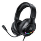 Rgb Gaming Headset With Mic 2.2M Cable Black