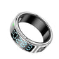 Smart Ring Gesture Control Health Monitoring Sports Modes - Black