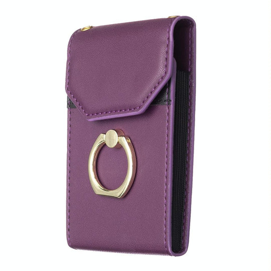 Organ Card Bag Sticker For Mobile Phones - Dark Purple