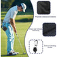 Easy Draw Golf Ball Wipe Cloth - Retractable String - Blue