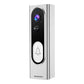 Smart Wireless Video Doorbell With Night Vision & Motion Detection - Black