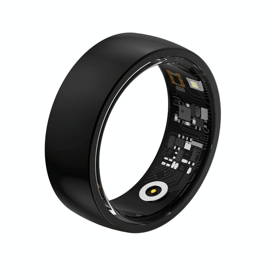Smart Ring For Health Monitoring And Family Care - Size 20 - Black