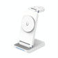 3 In 1 Magnetic Wireless Charger Stand - Black