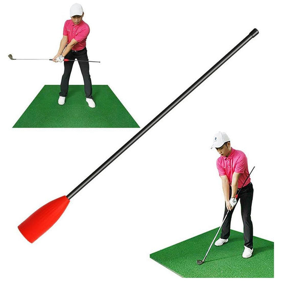 Improve Golf Swing With Wedge Trainer - Red