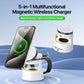 5 In 1 Magnetic Wireless Charger With Bluetooth Speaker