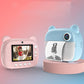 Instant Print Camera For Kids With Dual Lens And 2.4-Inch Screen