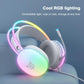 Rgb Wired Gaming Headset Grey