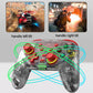 Wireless Dual Vibration Gamepad for Ps3 / Ps4 with Rgb Lights - Red