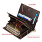 Anti-magnetic Rfid Men Wallet - Secure Protection - Khaki