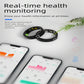 Smart Ring With Heart Rate Blood Oxygen Sleep Monitoring And Multiple Sports Modes - Black Size 8