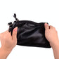 Large Capacity Casual Clutch Wallet with Zipper Closure - Black