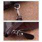Large Capacity Casual Clutch Wallet with Zipper Closure - Black