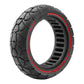 Electric Scooter Tire - 10X3 53.5 Card 255X80 & 80 / 65-6.5 Universal Off-Road Red