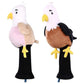 Adorable Plush Golf Club Cover For Animals - Brown