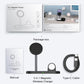 3 In 1 Magnetic Wireless Charger For Iphone & Airpods - White