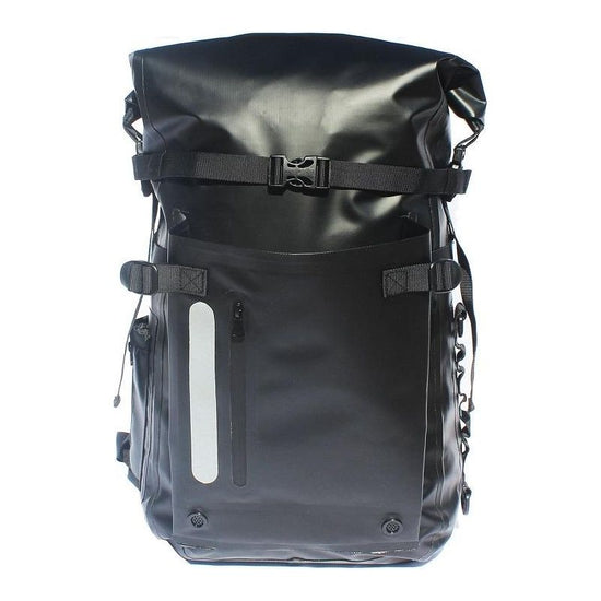 Waterproof Diving Fins Bag Scuba Swimming Backpack - Black
