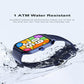 1.93 Inch Colour Screen Smart Watch Support Bluetooth Call / Health Monitoring - Black