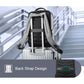 Silver Gray Multifunctional Anti-Theft Laptop Backpack With Usb Charging Hole