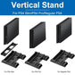 Vertical Cooling Stand with Dual Controller Charger for Ps4 - Black