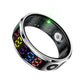 Smart Ring Heart Rate Blood Oxygen Sleep Sports Size 11 - Black