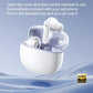Wireless Dual Noise-cancelling Bluetooth Earphones for Music and Calls - Ivory White