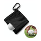 Grey Microfiber Golf Ball Cleaning Towel With Carabiner Hook