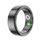Smart Ring With Heart Rate Blood Oxygen Sleep Monitoring & Sports Modes - Size 11 - Black