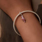 925 Sterling Silver Platinum Plated Pink Parrot Pendant