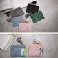 Compact Card Holder With Large Capacity Cute Mini Coin Purse - Grey