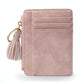 Compact Card Holder With Large Capacity Cute Mini Coin Purse - Grey
