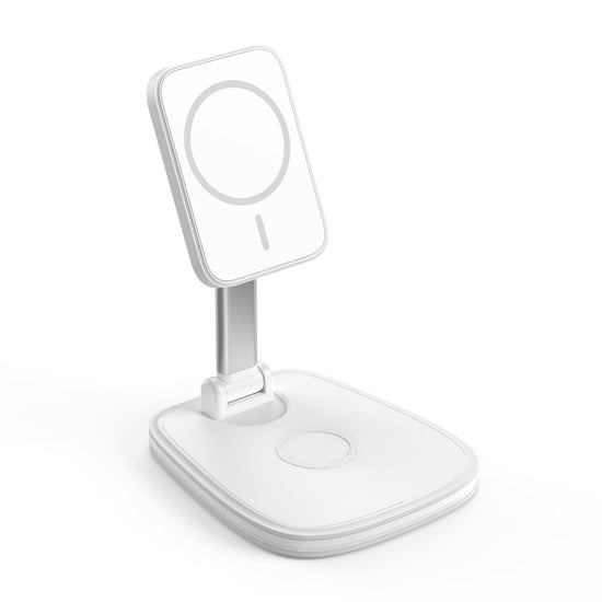 15W Multifunctional Desktop Wireless Charger - Black
