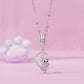 925 Sterling Silver Fantasy Moon Cat Pendant Plated