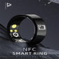 Smart Ring With Heart Rate Blood Oxygen Sleep Monitoring And Multiple Sports Modes - Black Size 9