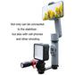Aluminum Flashlight Bracket For Multifunctional Shoe Base With 3 Hot Boots