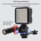 Aluminum Flashlight Bracket For Multifunctional Shoe Base With 3 Hot Boots