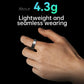 Smart Ring With Heart Rate Blood Oxygen Sleep & Sports Modes - Size 13 - Black