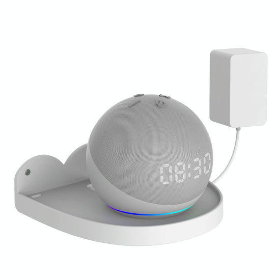 Wall Mount Set for Amazon Echo Dot 4 - 2 Pieces - White