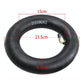 Electric Scooter Inner Tube - 10X2.5 / 2.75 45 Degree Valve Thickened Yellow Stripes