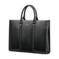 Black Waterproof Laptop Handbag - Multifunctional Business Wearable