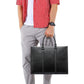 Black Waterproof Laptop Handbag - Multifunctional Business Wearable