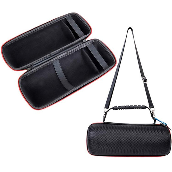 Jbl Pulse4 Portable Storage Bag with Velvet Lining and Protective Cover - Silver Gray + Black