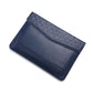 Embossed Notebook Liner Bag with Magnetic Holster - 11-12 Inch Horizontal Design - Dark Blue
