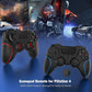 Bluetooth Gamepad for Ps4 Pro with Dual Vibration and Six-axis Control - Red Black
